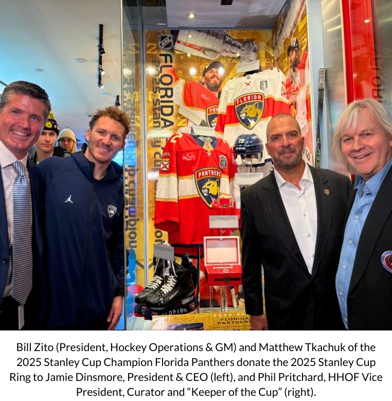 Florida Panthers donate 2025 Stanley Cup ring